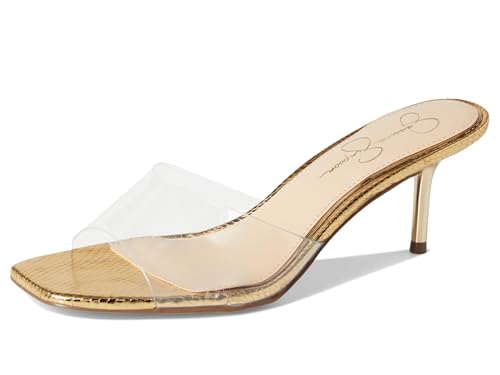 Image of Jessica Simpson Celisha Lucite High Heel Sandals