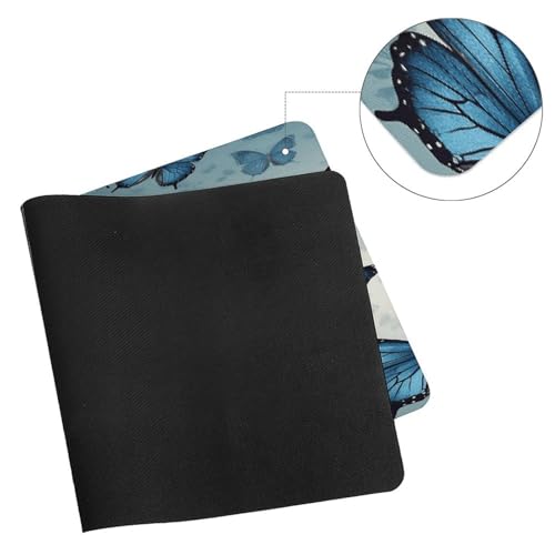 Blue Butterfly Desk Pad protector de escritorio impermeable miniatura 7
