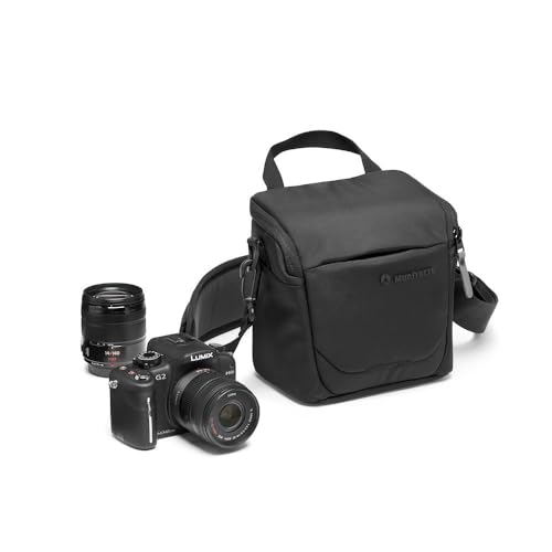 Manfrotto Advanced Shoulder Bag S III, Kameratasche für Spiegellose Kamera mit Objektiv, Kameratasche mit Stativhalterung und Regenschutz, Fotografie Zubehör