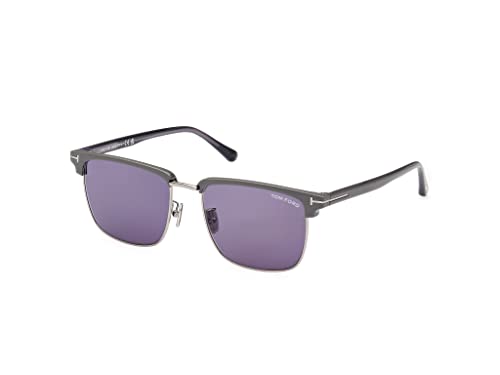 Image of Tom Ford HUDSON-02 FT 0997-H Grey /Blue 55 /18 /145 men Sunglasses