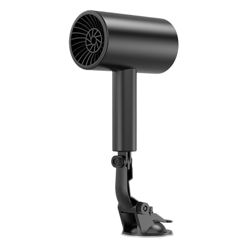 Quorvex Calefactor De Coche Portátil,Descongelador con Ventosas Separables,Calentador De Ventilador Y Desempañador para Camión RV Tienda Camping Baño Escritorio | Escritorio