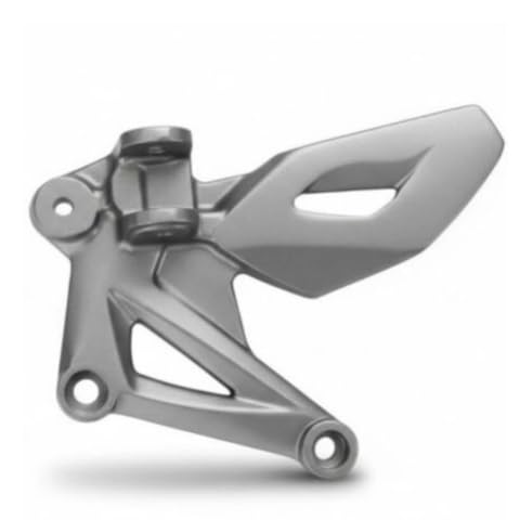 MPD-Front Left Side Footrest Bracket Silver Usable Compatible for NS 200.Moto Planet-image-38