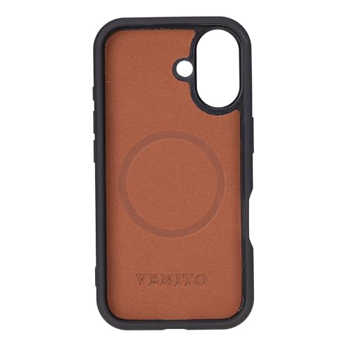 Coque de téléphone fine iPhone 16 Plus cuir crocodile noir