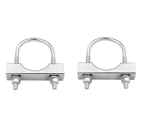 NBR U Clamp and Cut Clamp Metal for Antenna Mast Pipe with Nut And Washer- 2 Pc.-image-19