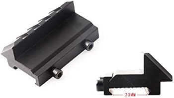 Amazon.co.jp: 短いタイプ転換マウントレール 20mmマウントベース 45度