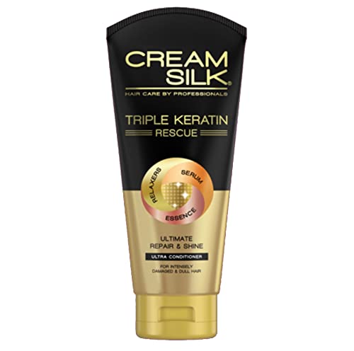 CREAMSILK Triple Keratin Rescue, Ultimate Repair & Shine, 340mL/11.50 fl oz