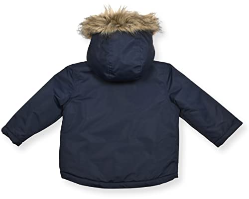 Image of Arctic Quest Boys' Bib Snow Pants and Ski Jacket Water-Resistant Snowsuit For Kids Winter Hooded Jacket, Pure Navy, 7