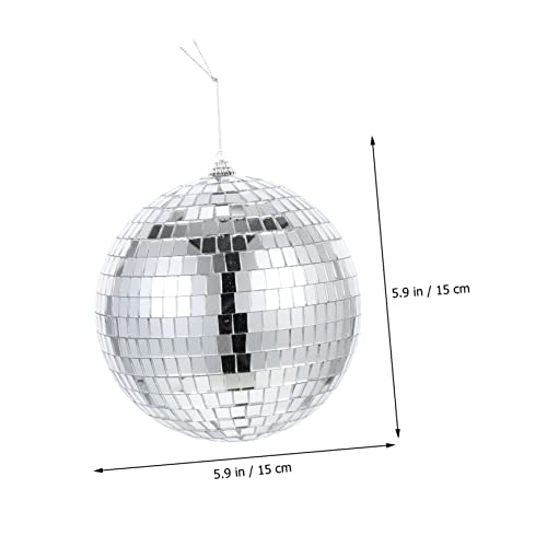 TOYANDONA 2 Pçs Espelho De Vidro Decorativo Bola De Discoteca Pendurado Bola De Discoteca Pendurado