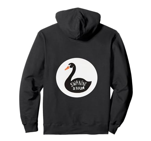 Swanin Around Relaxed Swan Vibes �~�j�}�����C���A�[�g�f�U�C�� �p�[�J�[