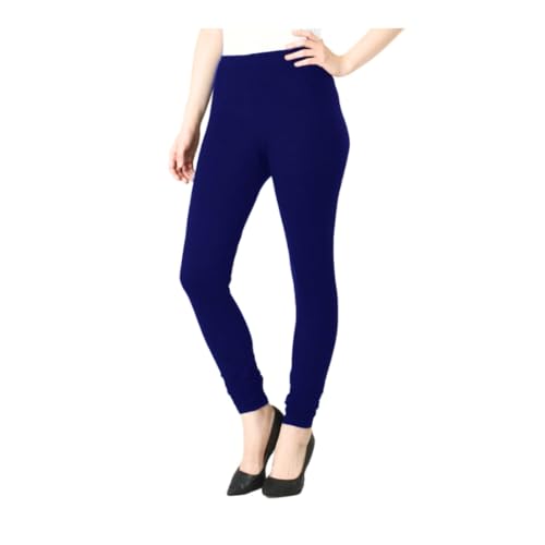 Image of Women's Slim Fit Cotton Lycra Churidar Leggings|Full Length|