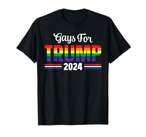 Divertidos Gays Para Donald Trump Tee 2024 Diseño Electoral Camiseta