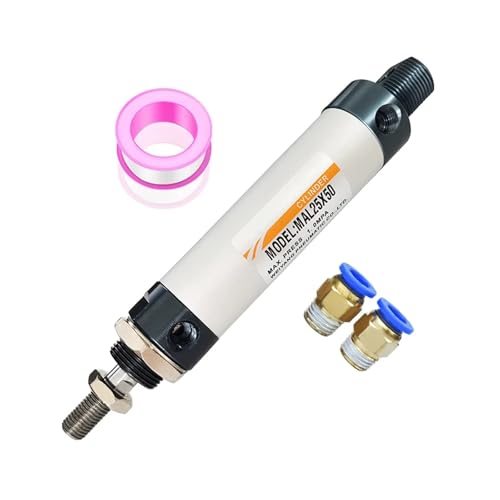 Piston pneumatique double action MAL alésage 32mm pour automatisation - 2
