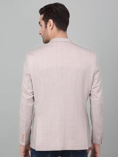 Image of Cantabil Checkered Full Sleeves Notch Lapel Casual Blazer for Men | Casual Blazer for Men | Men Blazer for Casual | Blazer for Men Casual (P MBZC00055)