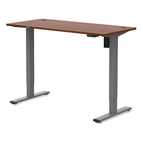 Comfty Home/Office Height Adjustable Table, 28.7” to 48.4”, Brown Cover