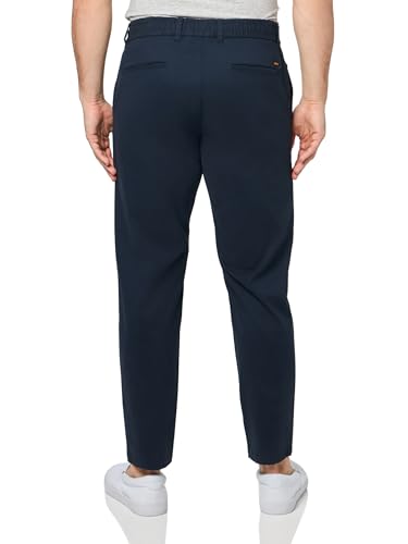 BOSS Techno Twill Tapered Chino Trousers,Blueberry Blue,40322