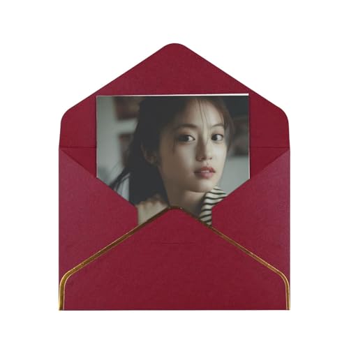 メッセージカード 今田美桜 グリーティングカード 人気 シンプル 挨拶状 年賀状 感謝カード 金箔押し 封筒付き 多機能 レター用品 友達 家族 記念日 新年 お正月 お誕生日 贈り物 おしゃれ プレゼント