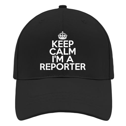 Reporting Reporter Keep Calm Cap Men’s Baseball Hat