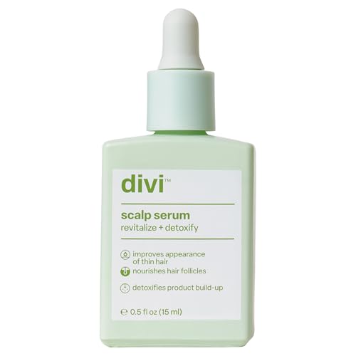 Divi Scalp Serum for Thinning Hair, 15ml – Clinically Tested, Nourishing Formula with Amino Acids, Caffeine & Rosemary Oil – Promotes Healthy Scalp & Fuller-Looking Hair, Reduces Oil & Product Buildup