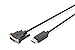Produktbild DIGITUS DisplayPort Adapterkabel - DP - DVI (24+1) St/St - 2m - mit Verriegelung, DP 1.1a komp., CE - Schwarz