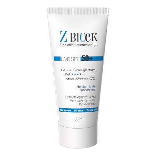 Image of Sanaxia Cosmetics, Z-Block 25% Zinc Oxide Sunscreen Gel, Spf 58, 50 Ml, All Skin Type