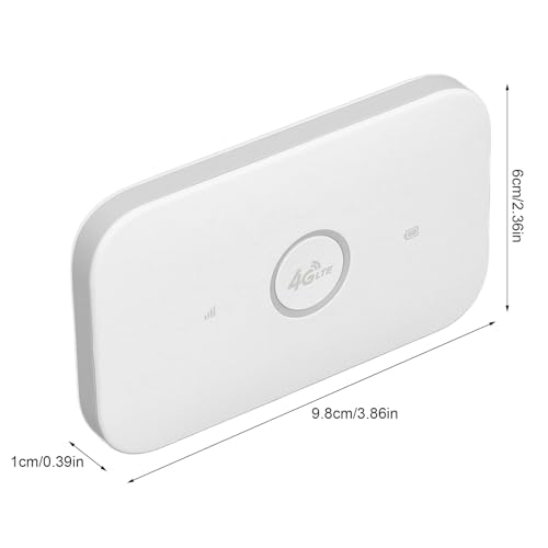 Image of 4G LTE Mobile Hotspot, Pocket WiFi Router with 300Mbps Speed, SIM Card Slot for Travel, Portable High Speed Internet for Smartphones, Tablets, Laptops, Supports Up to 10 Users