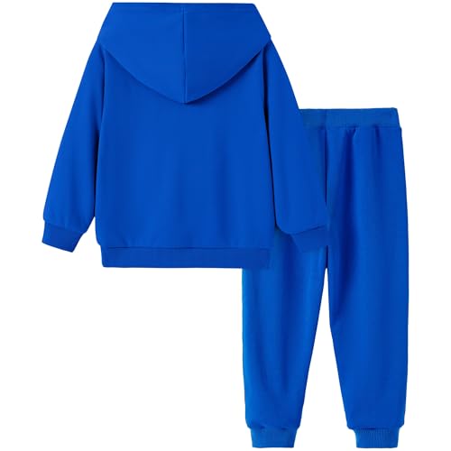 Disney 2 Pack Hoodie & Jogger Little Boys' Jersey Sets Spider-Man Sweat Outfit Children Long Sleeve Pullover Tracksuit & Athletic Pants Fall Hooded Streetwear Blue Sweatshirt Leggings Size 5-6 Years - image 2
