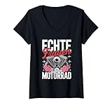 Damen Biker Motorradfahrer Motorrosen