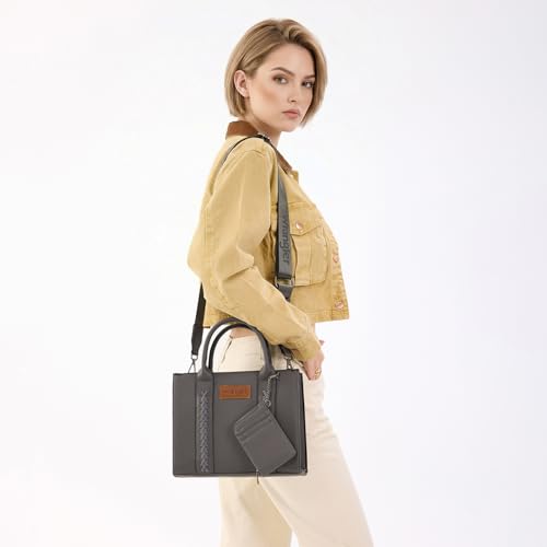 Image of Wrangler Tote Bags for Women Western Purse and Handbags Satchel Top-handle with Card Holder