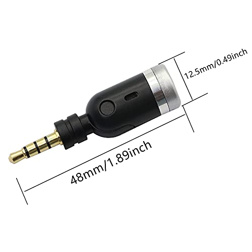 Gintooyun Smartmic Mini Trrs Condenser Microphone,3.5Mm Flexible Microphone For Video Vlogging,Camera,Video Conference,Laptop, Etc (Black-Trrs) #TOP5