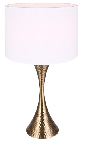 Canarm Mica 1-Light Table Lamp, 26-Inch Mid-Century Modern Gold Finish