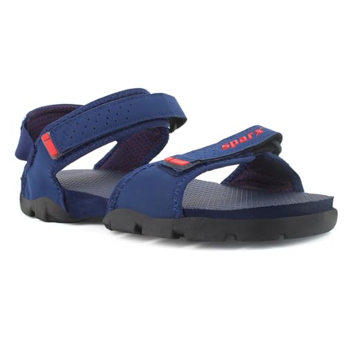 SPARX mens SS 119 | Latest, Daily Use, Stylish Floaters | Blue Sport Sandal - 6 UK (SS 119)