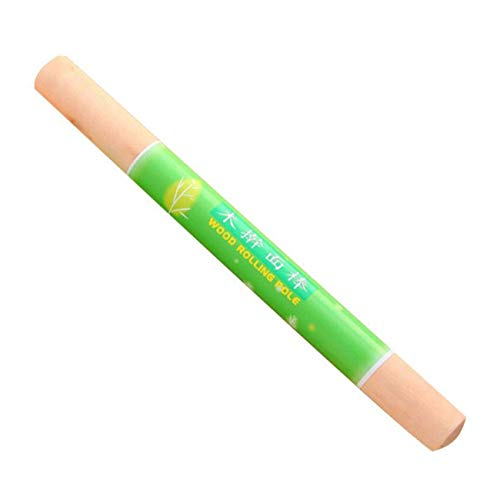 YoBuyBuy Rouleau à pâtisserie bâton de pâte en bois massif outils de cuisine en bois axe bâton à pâtisserie boulette peau cuisson gâteau outil Cover
