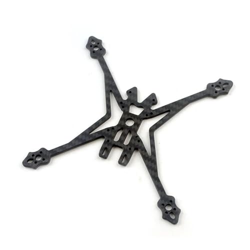 Cadre renforcé Crux35 en carbone 3.0mm, rigidité supérieure pour système de propulsion FPV