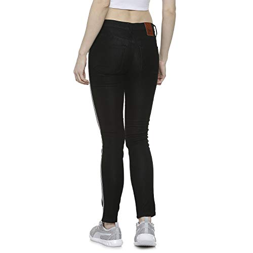 Image of PINACOLADA Women Stylish Solid Super Skinny Casual Denim Jeans