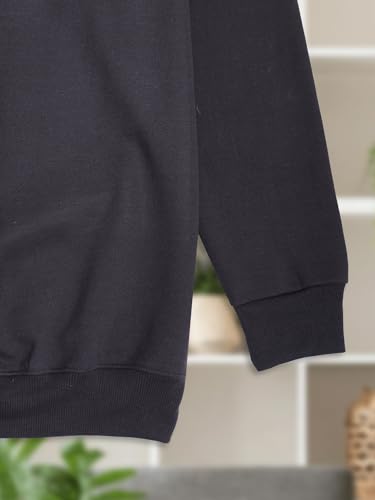 Image of Mack Jonney Fleece Regular Fit Printed Round Neck Sweatshirt for Men-MACK639320