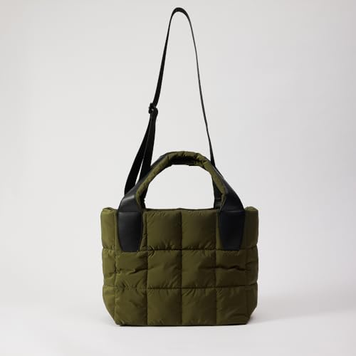 Bolso Tote acolchado con cremallera para mujer miniatura 5