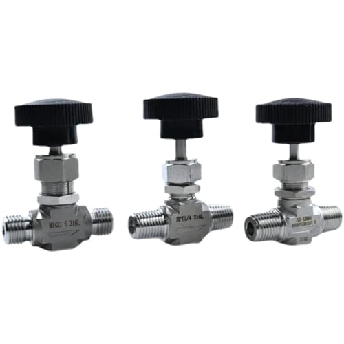 Válvula de aguja 316L para solucionar fugas de gas y agua en redes de 3000 PSI 2