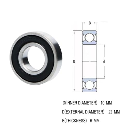 Roulement 6908-2RS étanche et compact à section étroite