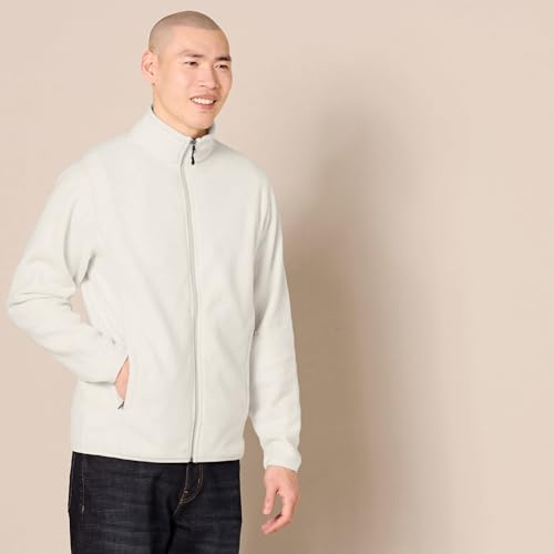 Image of Amazon Essentials Men's Full-Zip Polar Fleece Jacket, Warm, Soft with Zippered Pockets for Cold Outdoor Weather (Available in Big & Tall)