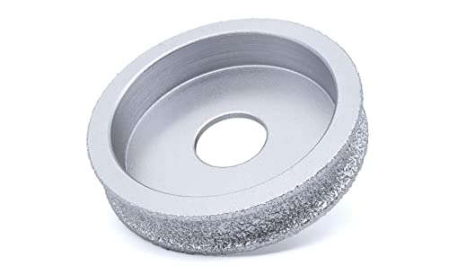 Ściernice, Lutowane próżniowo koło profilowe z pełnym wiertłem diamentowym Bullnose do krawędzi kamiennych i granitowych, 25 mm(10mm)