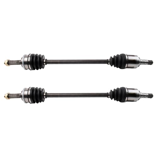 Image of TRQ Rear Driver and Passenger Side CV Axle Assembly Set 2 Piece Compatible with 03-06 Subaru Baja Automatic Transmission 01-03 Legacy Automatic Transmission 04 Legacy L GT