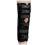 NEENCA Knee Immobilizer, 3-Panel Knee Brace with Internal Sponge Padding, Medical Full Leg Brace/Stabilizer—Straight Support Splint for Knee Fractures,Meniscus Tear,Arthritis,Injury & Surgery Recovery