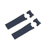 MENGXIU MENGKE Correa De Silicona For Reloj De 22 Mm X 20 Mm Compatible Con Correas De Caucho Ulysse Nardin DIVER MARINE(Blue)