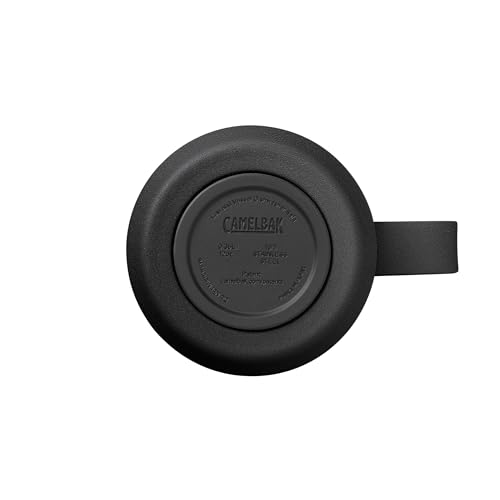 CamelBak Caneca de acampamento térmica Horizon 355 ml - Aço inoxidável - Tampa de três modos, preta