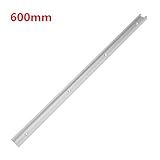Longitud: 600 mm (+/- 1 mm) EsportsMJJ 24 Pulgadas De 600 mm T-Tracks Ranura Para Ingletes Ranura De La Guía De Jig Para La Mesa De Router