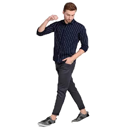 Image of Man Slim Fit Cotton Casual Shirt