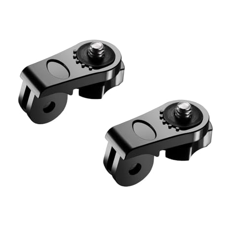 Image of Action Pro Conversion Block Head Connection Camera Mount Adapter, Compatible with GoPro 13 /12 /11 /10 /9 /8 /7 /6 /5 /4 /3+ /3, SJCAM, Yi, Eken & Other Action Cameras (Pack of 2)