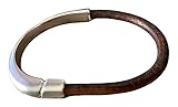  pulsera unisex hecha a mano de cuero y zamak, pulsera de cuero de hombre, pulsera de cuero mujer, pulsera boho, pulsera de estilo uno de 50