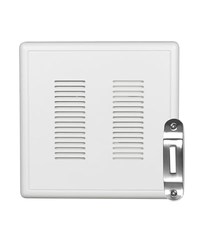 Image of PrimeChime Plus 2 Electric Doorbell Kit - Doorbells for Home - Includes Selectable Ring Chimes - Deco Button, Nickel - NICOR Lighting