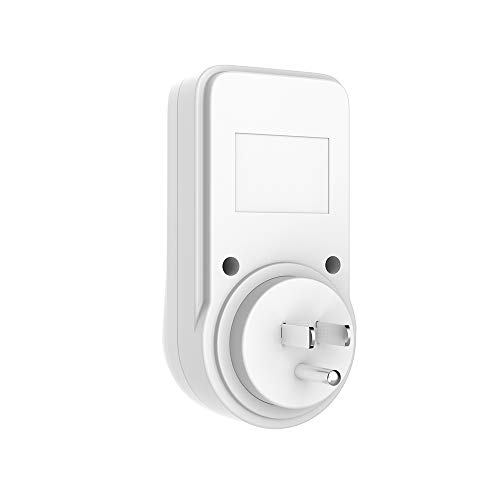 BALDR Remote Control Outlet, Wireless Remote Light Switch, Electrical Outlet Switch On Off for Household Appliances, White (1-Pack)